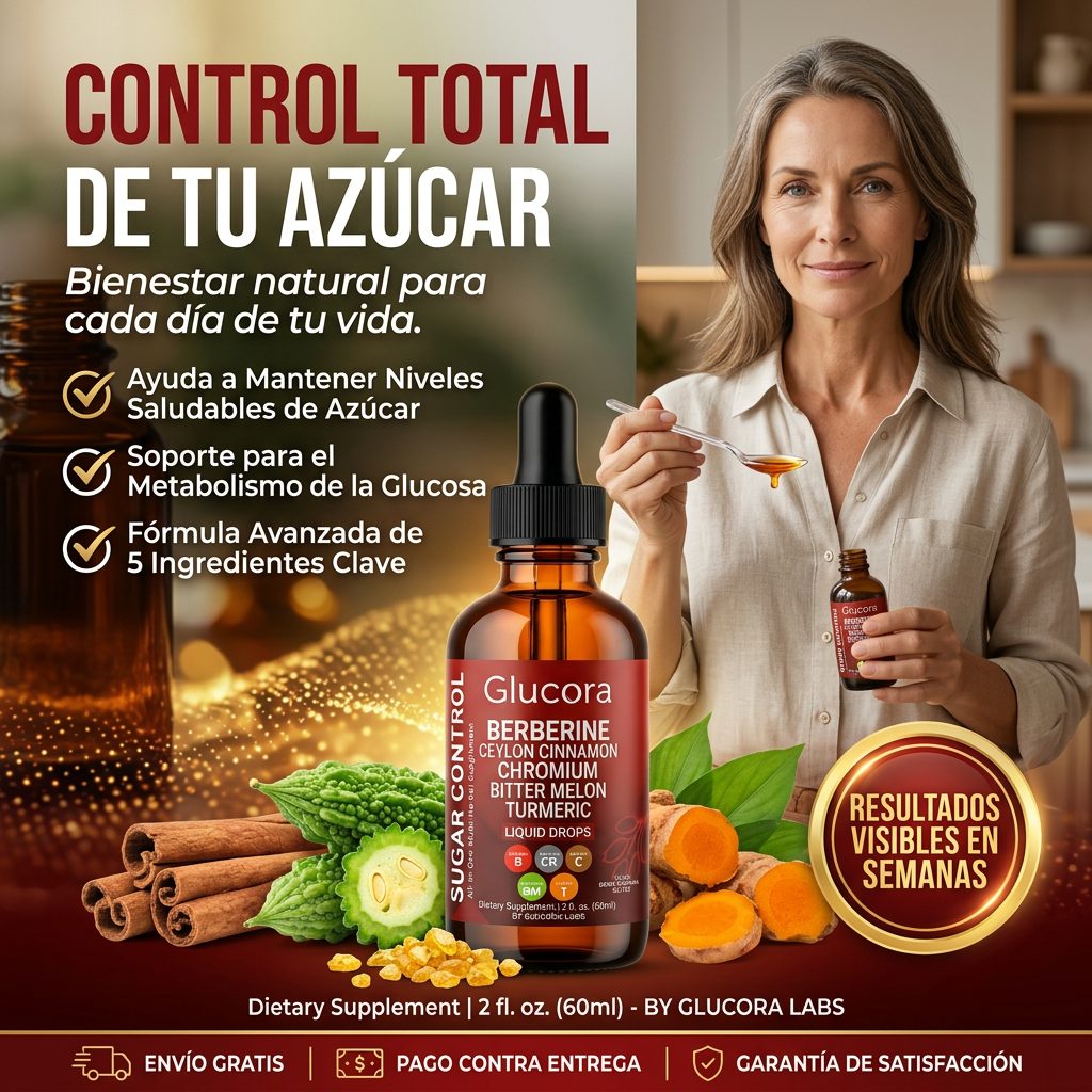 Glucora Gotas Control de Azúcar 60 ml