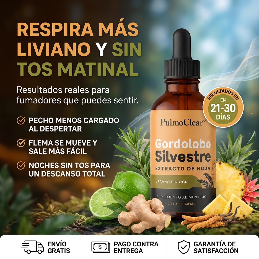 PulmoClear — Limpieza Pulmonar para Fumadores